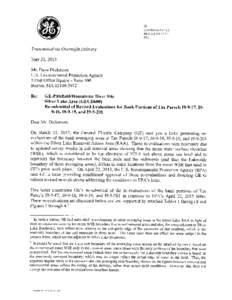 Re: Silver Lake Area Re-submittal of Revised Evaluations for Bank Portions of Tax Parcels I9-9-17, I9-9-18, I9-9-19, and I9-9-201