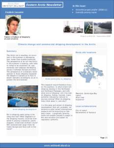    ArcticNet’s        Eastern Arctic Newsletter    In this issue:   