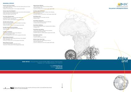 Subdivisions of South Africa / Telephone numbers in South Africa / Provinces of South Africa / Witbank / North West / South Africa / Vryburg / Durban / Roman Catholic Archdiocese of Durban / Geography of South Africa / Geography of Africa / Africa