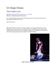 Tosca / Giacomo Puccini / Opera / Classical music / La Tosca