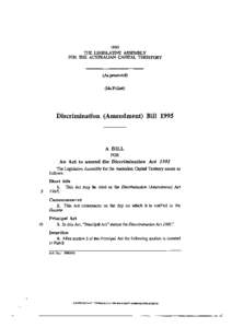 1995 THE LEGISLATIVE ASSEMBLY FOR THE AUSTRALIAN CAPITAL TERRITORY (As presented) (MsFollett)