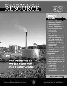 Resource News Letter - August 2004