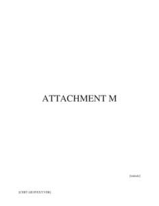 ATTACHMENT M  [initials] [CERT.GEOTEXT:VER]