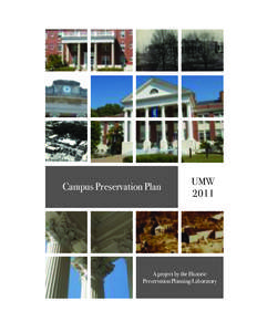 Campus Preservation Plan  UMW[removed]A project by the Historic