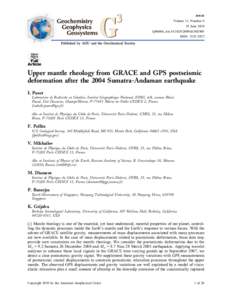 Article Volume 11, Number 6 19 June 2010 Q06008, doi:[removed]2009GC002905 ISSN: 1525‐2027