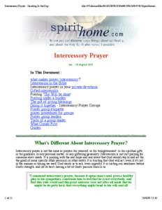 Intercessory Prayer : Standing In the Gap  file:///Volumes/Mac%20OS9/%20Web%20%C6%92%20spirithome/...