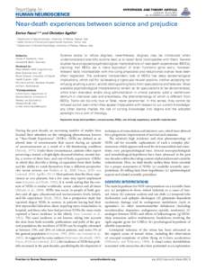 HYPOTHESIS AND THEORY ARTICLE published: 18 July 2012 doi: [removed]fnhum[removed]HUMAN NEUROSCIENCE