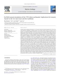 Far field tsunami simulations of the 1755 Lisbon earthquake: Implications for tsunami hazard to the U.S. East Coast and the Caribbean