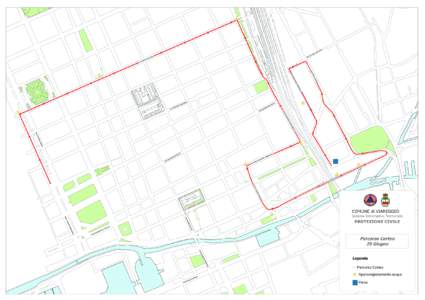 COMUNE di VIAREGGIO Sistema Informativo Territoriale PROTEZIONE CIVILE  Percorso Corteo