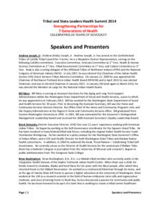 United States Public Health Service / Aboriginal title in the United States / Government / Tribal sovereignty in the United States / Northwest Indian College / Lummi / National Congress of American Indians / Bureau of Indian Affairs / Swinomish people / Washington / United States / Indian Health Service