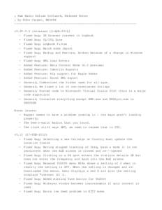 ; Ham Radio Deluxe Software, Release Notes ; by Mike Carper, WA9PIE ---------------------------------------------------------------------v5[removed]released 13-APR-2012) − Fixed bug; IE browser crashes in logbook − F