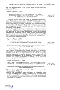 CONCURRENT RESOLUTIONS—SEPT. 18, [removed]STAT[removed]and Vice President-elect of the United States on the 20th day of January 1997.