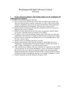 Emergency management / Environment / Public safety / Oil spill governance in the United States / South Maury Island environmental issues / Hazards / Ocean pollution / Oil spill