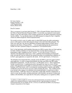 Office of Special Education Programs / Education / Early childhood intervention / Developmental disability / Health / Medicine / Disability / Special education in the United States / Special education / 108th United States Congress / Individuals with Disabilities Education Act