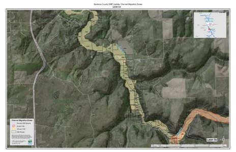 Spokane County SMP Update: Channel Migration Zones Latah Ck[removed][removed]Locator Map