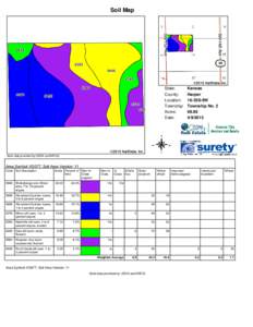 Soil Map  State: County: Location: Township: