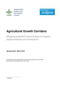 Transport / Economy / Transport in South Africa / Economic corridor / Economic geography / Maputo Corridor / Lamu Port and Lamu-Southern Sudan-Ethiopia Transport Corridor / CGIAR / Corridor / Transport corridor / NorthSouth Corridor Project / Intermodal Surface Transportation Efficiency Act