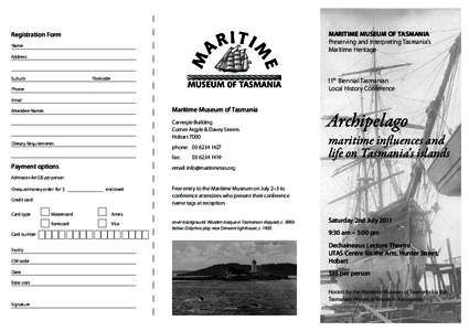 Registration Form  Suburb				 Postcode A