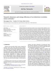 Ad Hoc Networks–264  Contents lists available at ScienceDirect Ad Hoc Networks journal homepage: www.elsevier.com/locate/adhoc