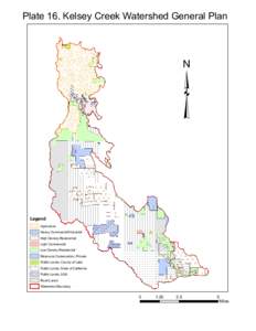 Plate 16. Kelsey Creek Watershed General Plan  I MA  ³