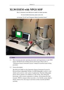 Scanning electron microscope / Electron microscope / Environmental scanning electron microscope / Electron beam lithography / Double-click / Mouse / GUI widget / Focused ion beam / Scientific method / Electron microscopy / Science