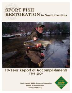 SPORT FISH RESTORATION in North Carolina 10-Year Report of Accomplishments[removed]