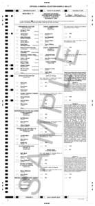 OFFICIAL GENERAL ELECTION SAMPLE BALLOT A JEFFERSON COUNTY  STATE OF COLORADO