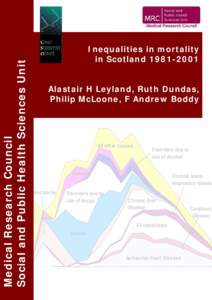 Medical Research Council Social and Public Health Sciences Unit Inequalities in mortality in Scotland[removed]