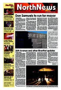Jan./Feb[removed]NorthNews Vol. 22, No. 10 • January 23, 2013