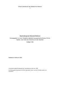 Online-Publikationen des Stadtarchivs Heilbronn 7