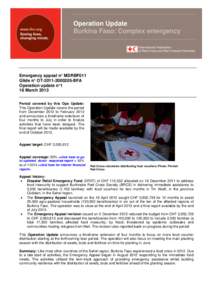 Disaster preparedness / Humanitarian aid / International Red Cross and Red Crescent Movement / British Red Cross / Famine / Finnish Red Cross / Disaster risk reduction / World food price crisis / Burkina Faso / Emergency management / Public safety / Development