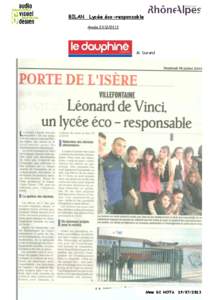 BILAN Lycée éco-responsable Année[removed]M. Durand[removed]/2013