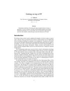 Economy / Finance / Money / Financial risk / Investment / Information technology management / Actuarial science / Costs / IT portfolio management / Modern portfolio theory / Risk / Cost overrun