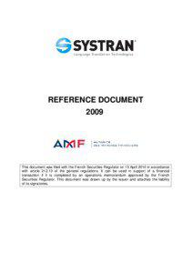 SYSTRAN_Document_référence_2009_E