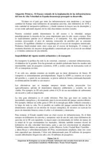 Alegaciones al Estudio Informativo Teruel-Sagunto