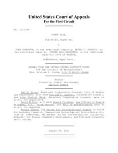United States Court of Appeals For the First Circuit NoSIMON GLIK, Plaintiff, Appellee, v.