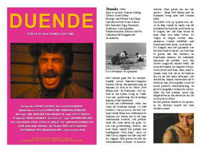 Duende - Recensie van Peter Delpeut