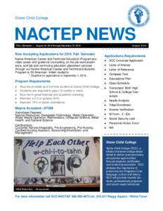 NACTEP Fall Accepting Applications.pub (Read-Only)
