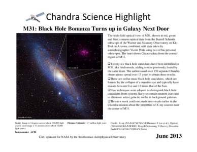 Chandra Science Highlights