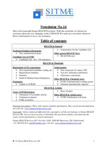 Occupational safety and health / Astrochemistry / Carcinogens / Origin of life / Substance of very high concern / Cheminformatics / Registration /  Evaluation /  Authorisation and Restriction of Chemicals / Anthracene / IUCLID / Chemistry / Toxicology / Medicine