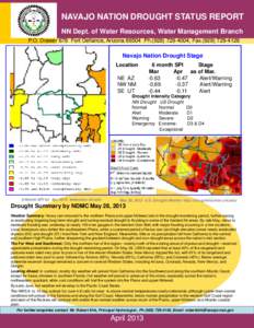 Navajo Nation DWR – Water Management Branch