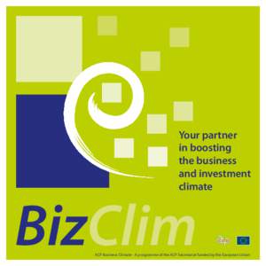 Your partner in boosting the business and investment climate