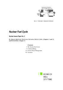 HBS Nuclear Issues Paper No. 2a - Uranium Mining