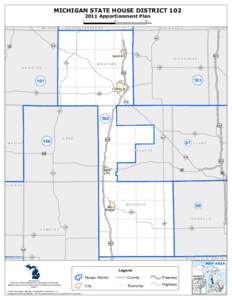 MICHIGAN STATE HOUSE DISTRICT[removed]BENZIE[removed]Apportionment Plan