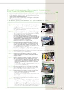 Compact cars / Hatchbacks / Tōhoku earthquake and tsunami / Lexus / Aftermath of the 2011 Tōhoku earthquake and tsunami / Humanitarian response to the 2011 Tōhoku earthquake and tsunami / Transport / Private transport / Toyota