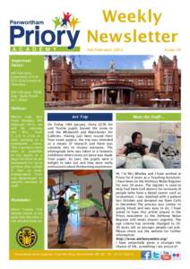Weekly Newsletter 4th February 2012 Issue 10