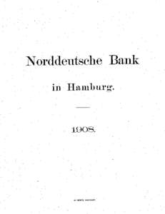 Norddeutsche Bank in HamburgfW. GENTE, HAMBURG,