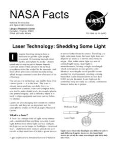LIDAR / Robotic sensing / Laser / STS-64 / Remote sensing / Langley Research Center / Serguei Mikhailovich Pershin / ICESat / Optics / Technology / Meteorology