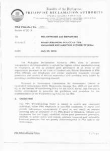 ^Republic of tlje ^Ijtlipptnes PHILIPPINE RECLAMATION AUTHORITY (Public Estates