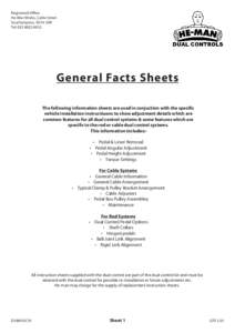 Registered Office: He-Man Works, Cable Street Southampton, SO14 5AR Tel: General Facts Sheets